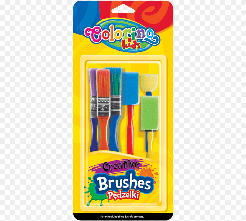 Creative Brushes 6 Pcs Ecsetek Gyerekeknek, Brush, Device, Tool, Toothbrush Free Png