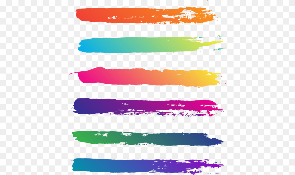 Creative Colorful Color Brush Stroke Vector, Purple, Art, Collage, Graphics Png Image