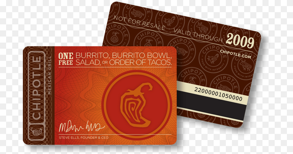 Creative Direction Of Logo Redesign And Signage Implementation Chipotle Mexican Grill, Text, Business Card, Paper, Credit Card Free Png Download