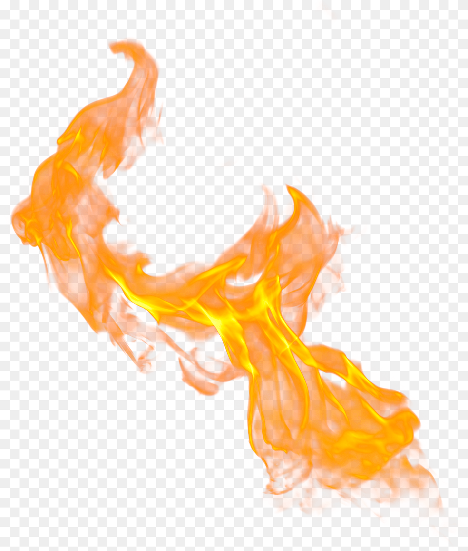 Creative Flame Cool Transparent Fire Flame, Adult, Female, Person, Woman Free Png