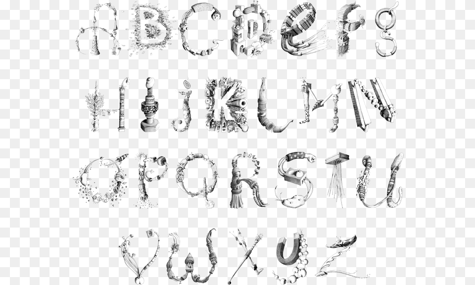 Creative Fonts Alphabet Photos Collections Unique Creative Cool Font, Text, Chandelier, Lamp, Person Free Png Download