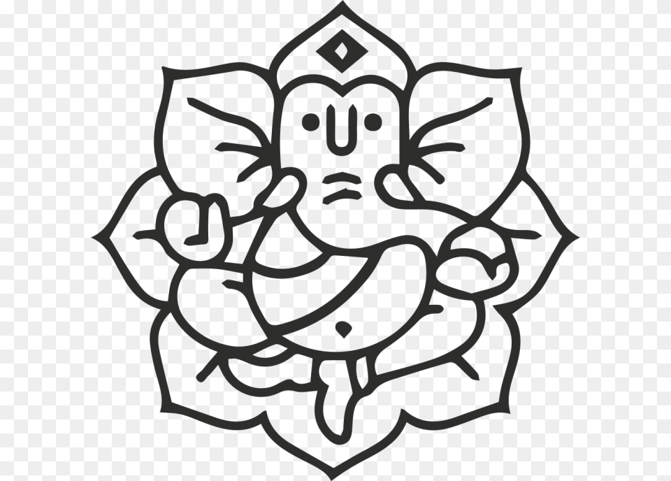 Creative Ganesh Clip Art, Stencil, Baby, Person, Electronics Free Png