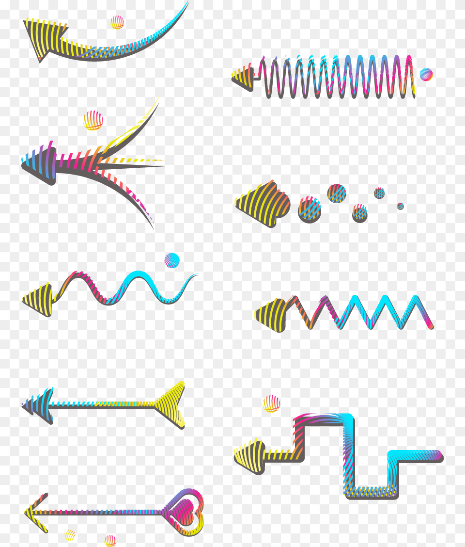 Creative Geometry Colorful Minimalistic Arrows Diagram, Art, Graphics, Paper, Pattern Free Transparent Png