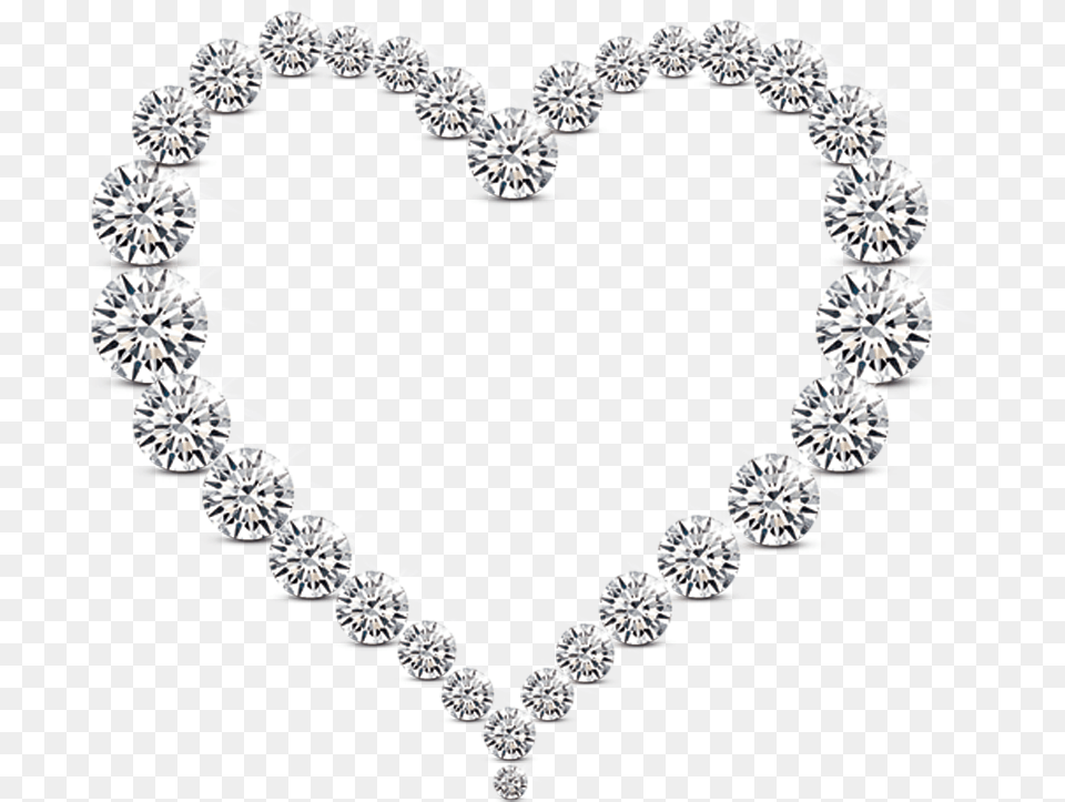 Creative Heart Diamond Heart Shape, Accessories, Jewelry, Necklace, Gemstone Png Image