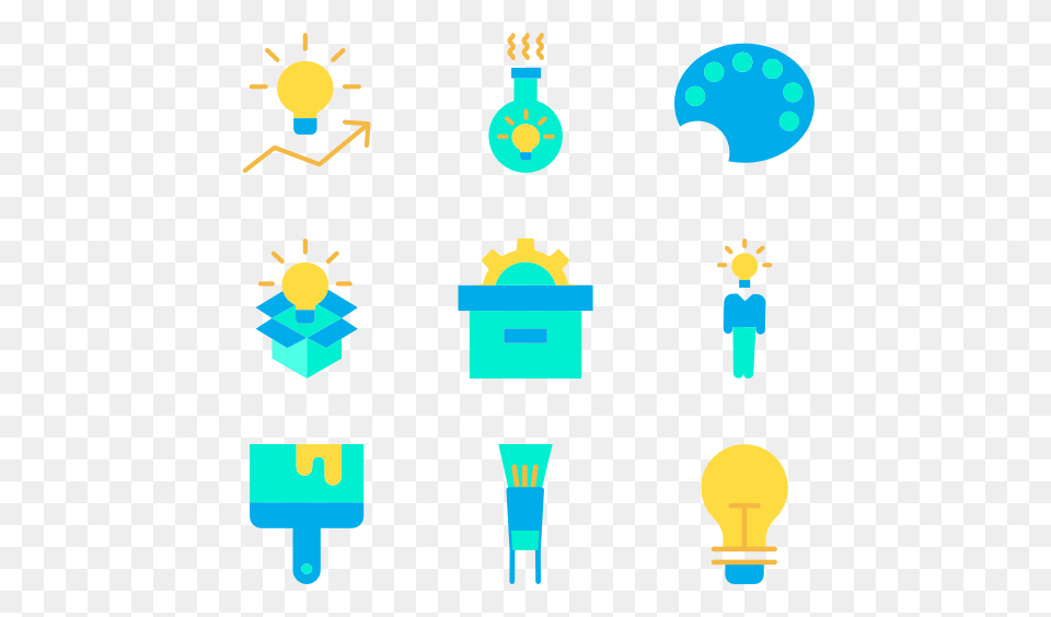 Creative Icons, Light, Person Free Png