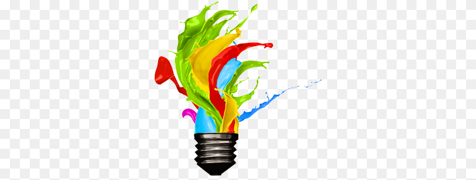 Creative In Collection Creative Light Bulb, Art, Graphics, Lightbulb Free Png