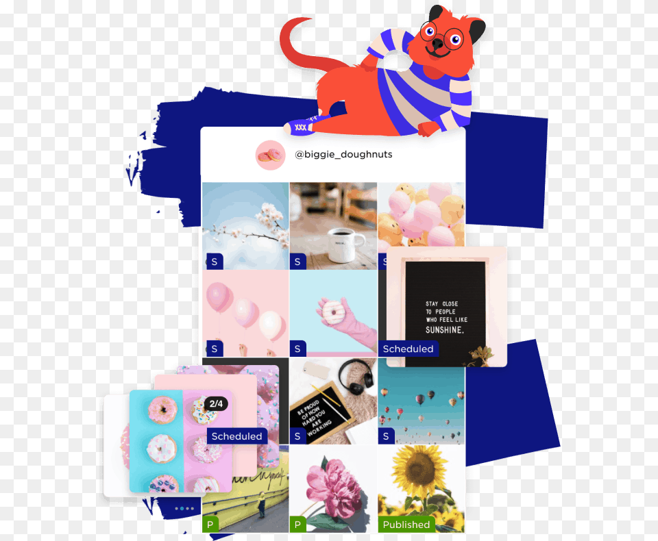 Creative Instagram Stories Examples From Brands Sked Social Horizontal, Art, Collage, Advertisement, Poster Png