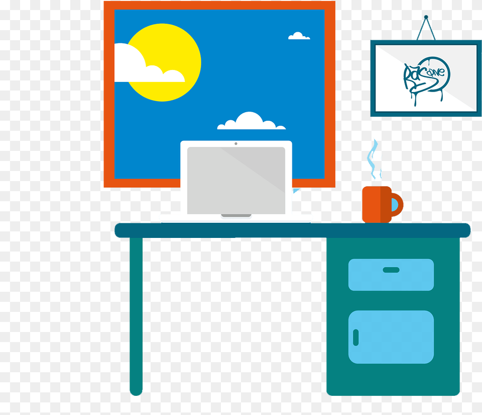 Creative Quality Website Design Web Design, Table, Computer, Desk, Electronics Free Png Download