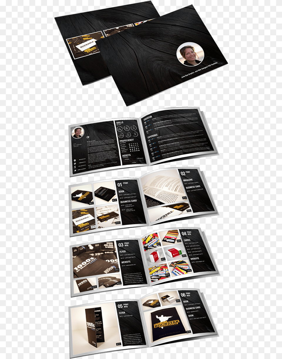 Creative Resume On Behance Flyer, Advertisement, Poster, Person Free Png Download