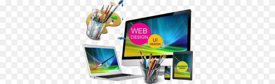 Creative Web Portfolio Design, Computer, Electronics, Laptop, Pc Png Image