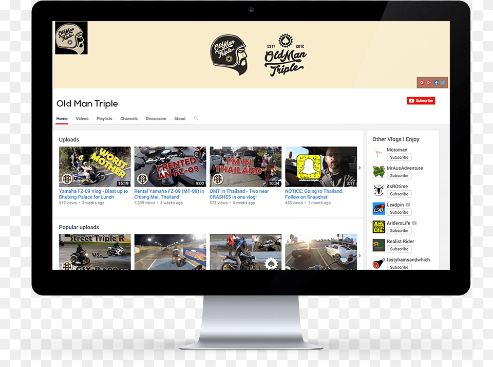 Creative Youtube Channel Design Youtube Design Channel, Webpage, File, Adult, Person Png Image