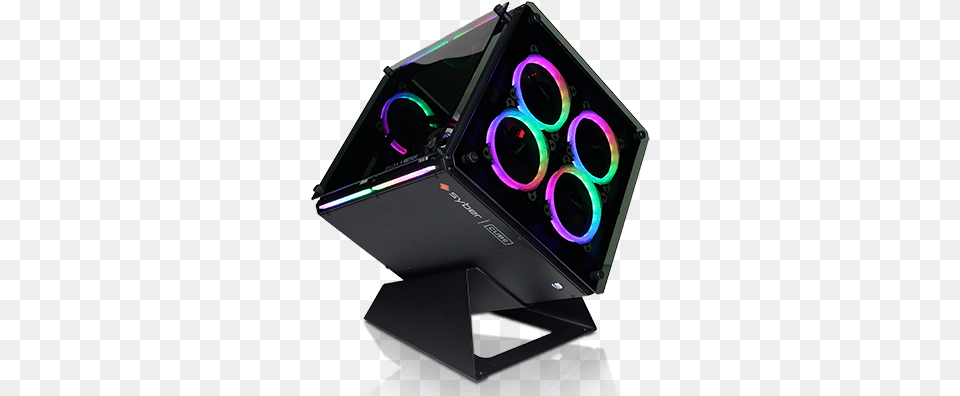 Creator Pc Ultimate Syber Cube, Light, Lighting, Electronics, Speaker Free Png Download