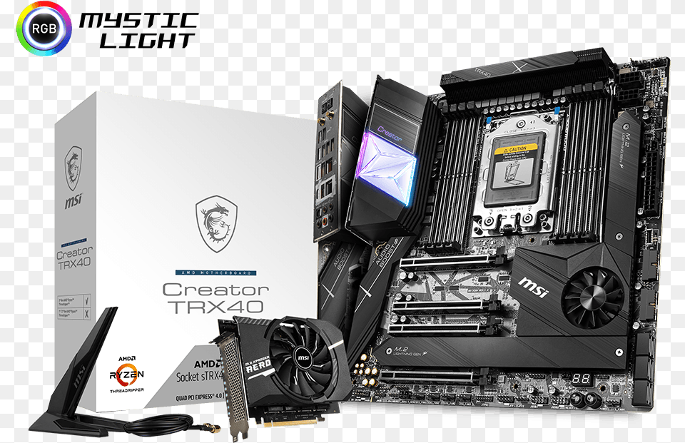 Creator Trx40 Msi Trx40, Computer Hardware, Electronics, Hardware, Computer Png