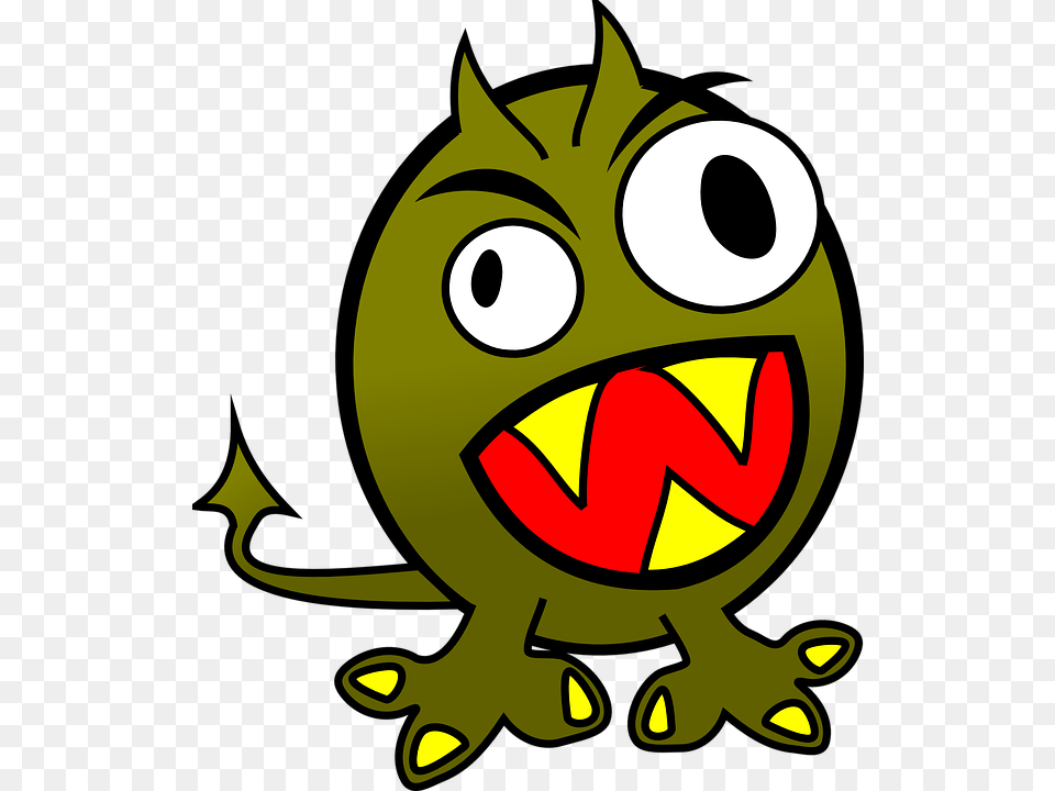 Creature Clipart Yellow Monster Monster Clipart, Animal, Bear, Mammal, Wildlife Png
