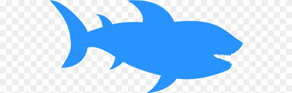 Creazilla Shark Chartoon Silhouette Green, Animal, Fish, Sea Life, Tuna Free Png
