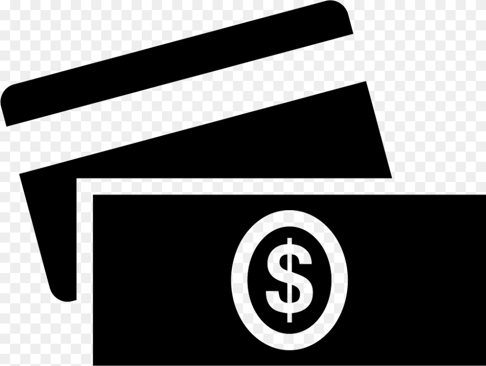 Credit Card And Dollar Bill Icon Credit Card Money, People, Person, Stencil, Text Free Png