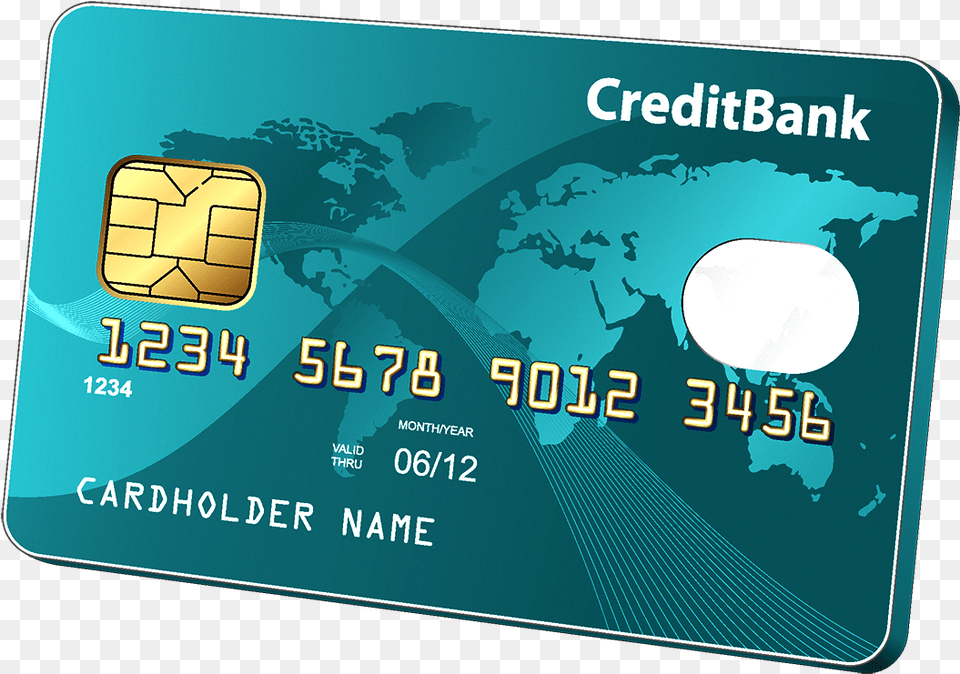 Credit Card Image World Map, Text, Credit Card, Computer, Electronics Png