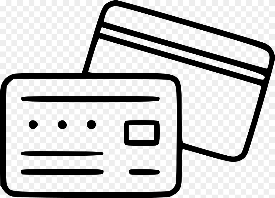 Credit Card Web Pay Payment Shopping Banking Credit Card Line Vector, Text Free Png Download