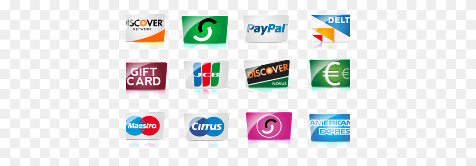 Credit Cards And Payment Icon Set Icons, Text Png