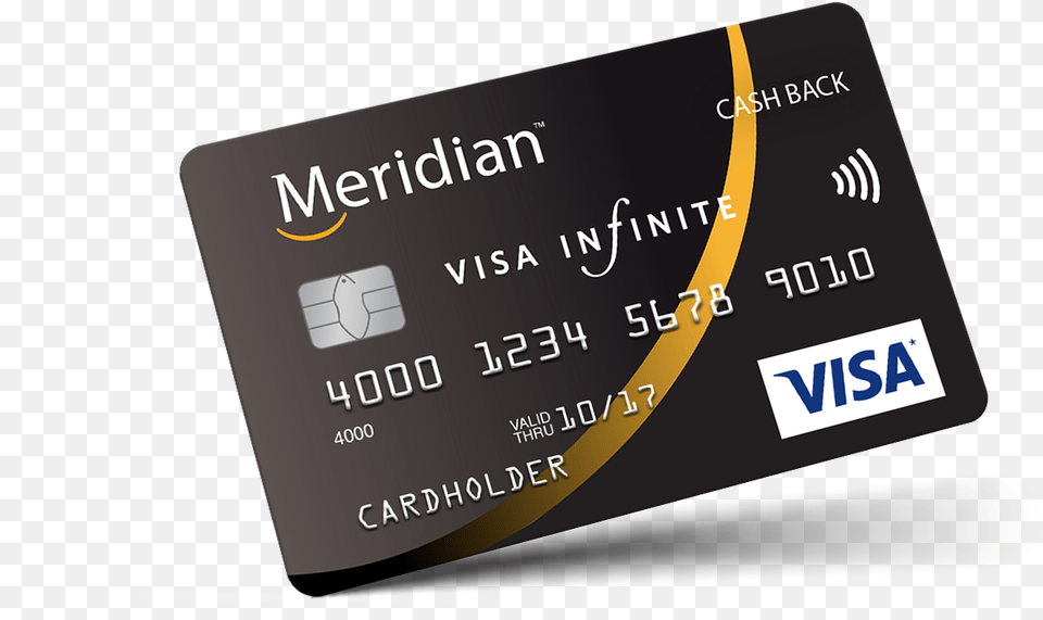 Credit Cards Meridian Visa Infinite, Text, Credit Card Png