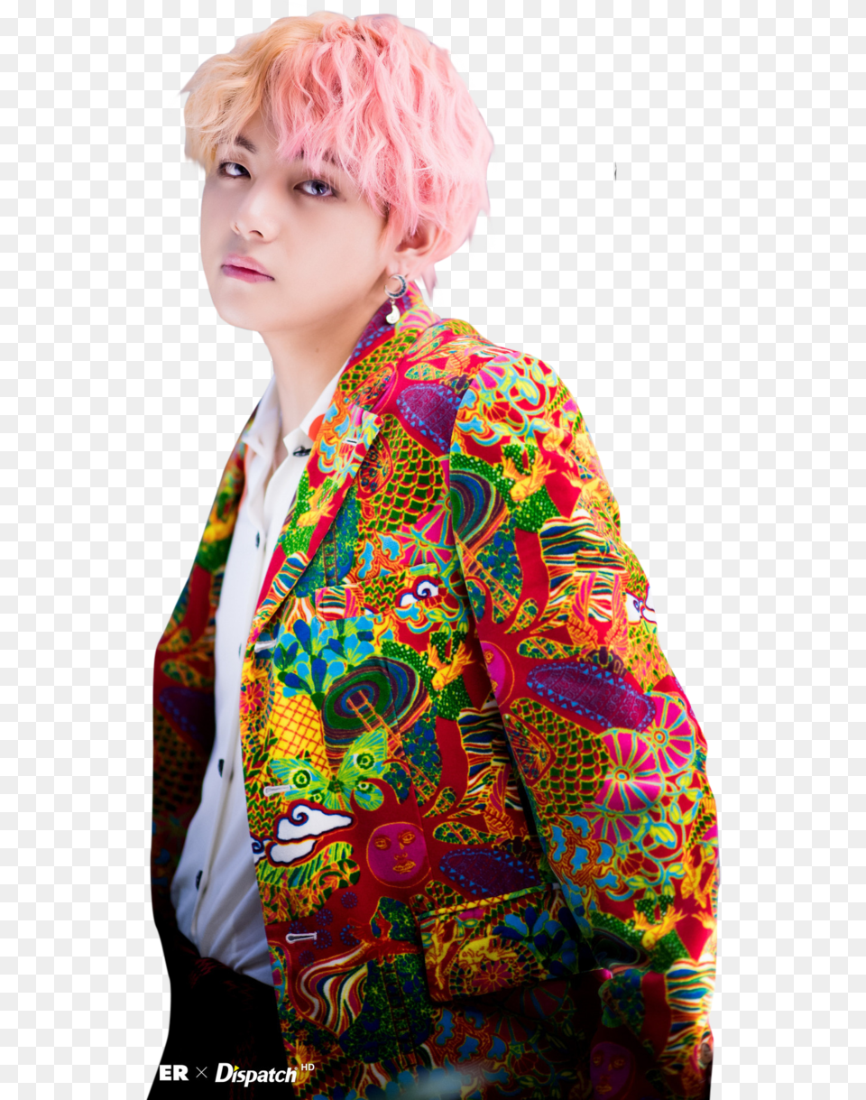 Credits To Beapanda Bts Taehyung Idol Photoshoot, Adult, Person, Jacket, Gown Free Png Download