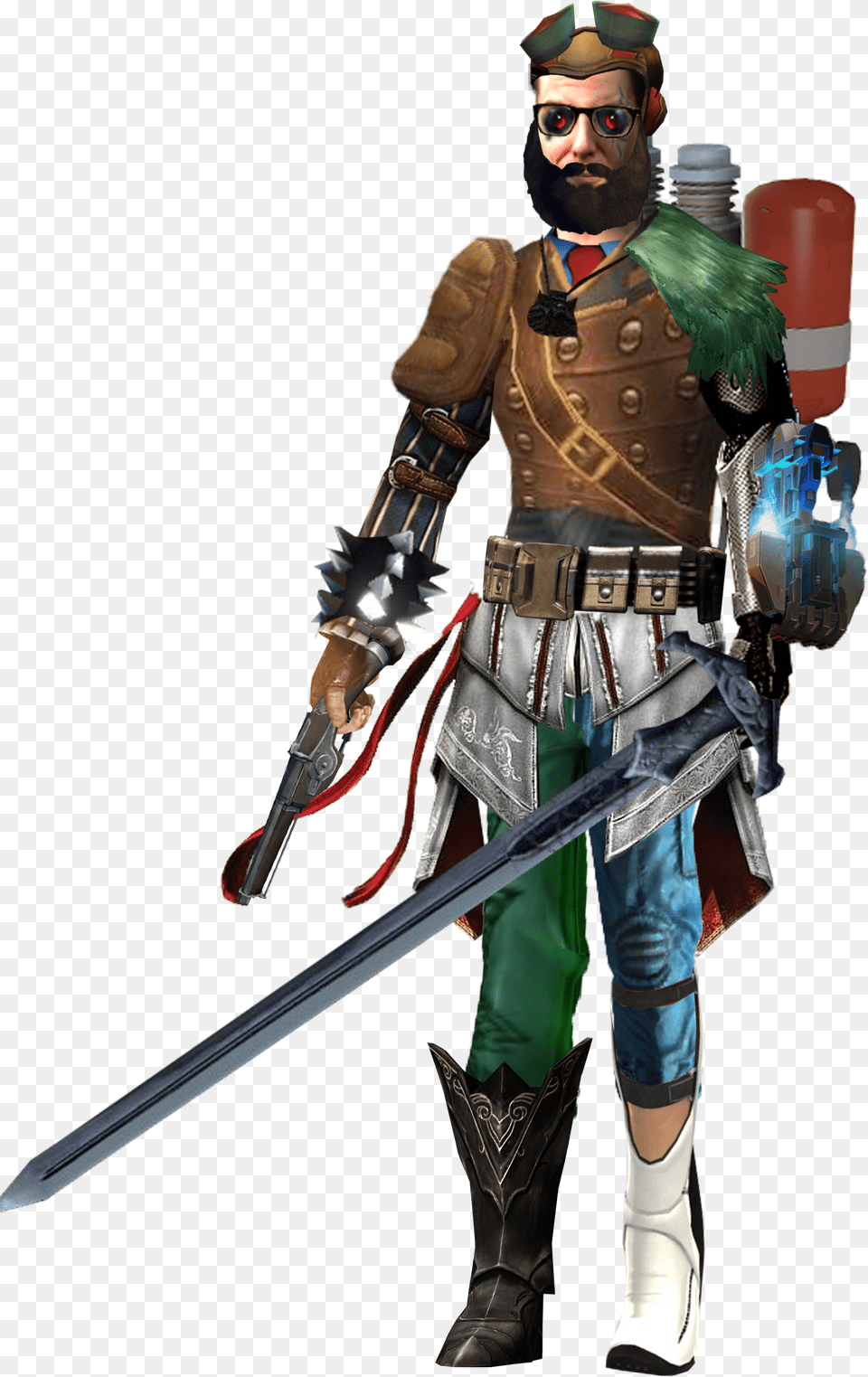 Creed, Weapon, Sword, Adult, Person Png Image