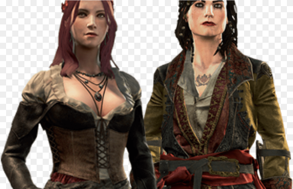 Creed Black Flag Mary Read, Adult, Person, Jacket, Woman Png Image