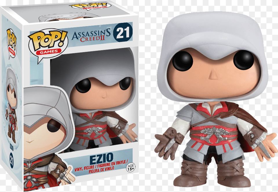 Creed Ezio Pop, Figurine, Toy, Baby, Person Png