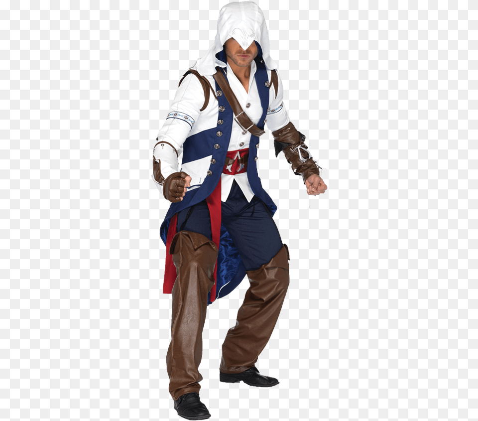 Creed Iii Connor Costume Assassin39s Creed Halloween Costume, Clothing, Person, Adult, Male Png Image