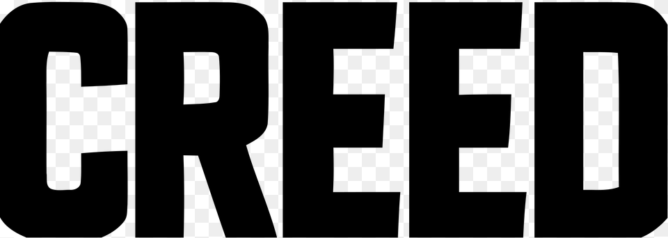 Creed Movie Logo, Gray, Lighting, Silhouette Free Transparent Png