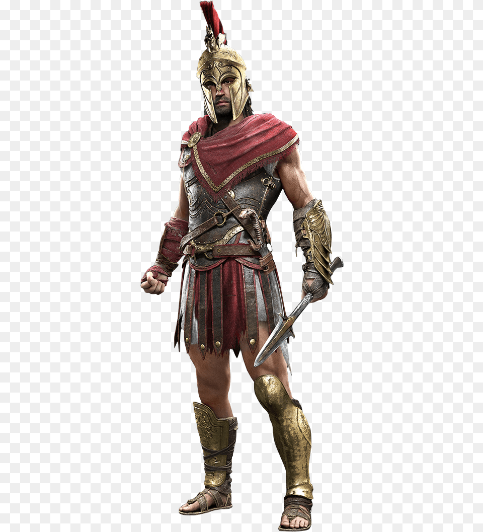 Creed Odyssey Render, Adult, Weapon, Sword, Person Png