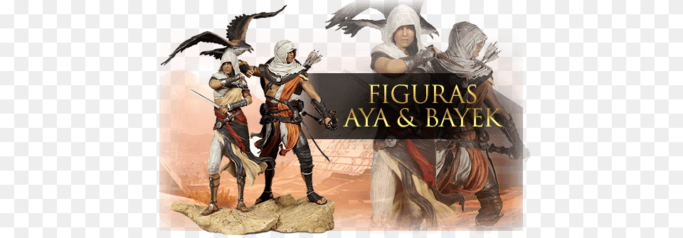 Creed Origins Merchandising Assassins Creed Origins Aya Figurine Figure, Adult, Publication, Person, Female Free Png