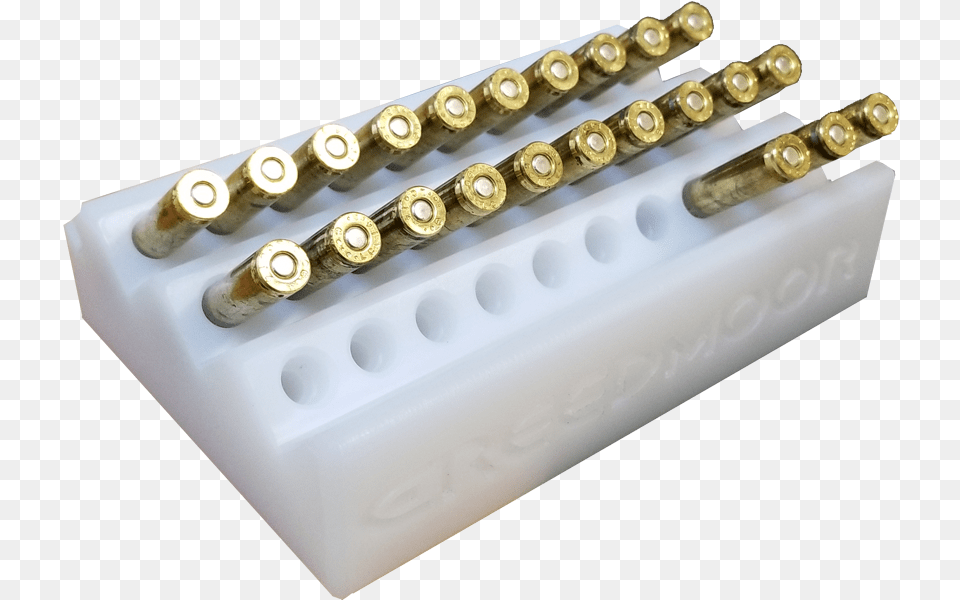 Creedmoor 30 Round Stepped Ammo Block Stairs, Ammunition, Weapon Png Image