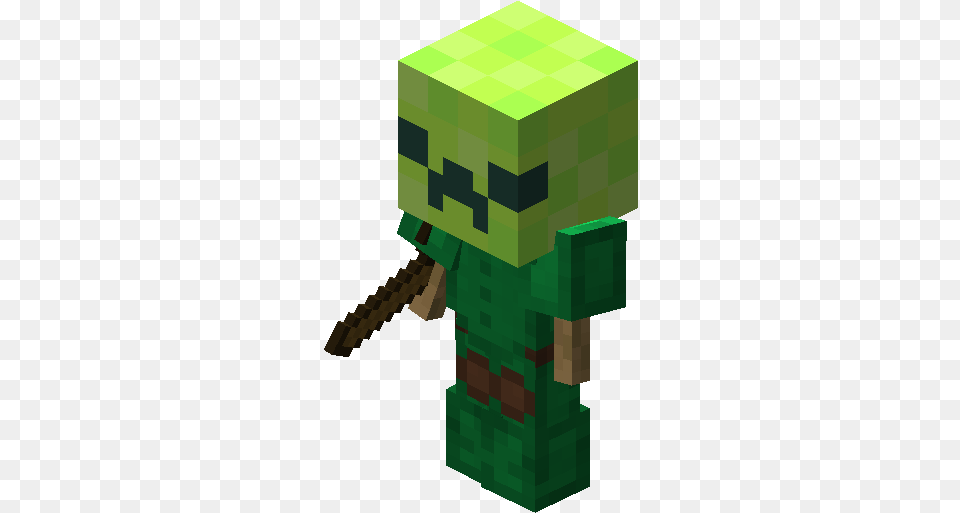 Creeper Minion Hypixel Skyblock Wiki Hypixel Skyblock Flower Minion Recipe, Green, Dynamite, Weapon Free Transparent Png
