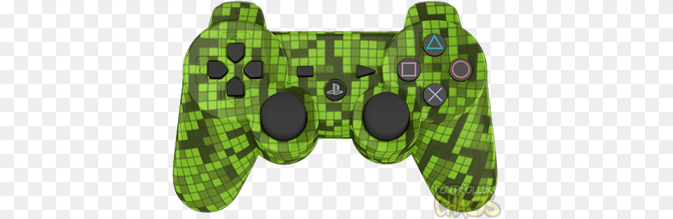 Creeper Playstation 3 Controller Minecraft, Electronics, Hockey, Ice Hockey, Ice Hockey Puck Free Png Download