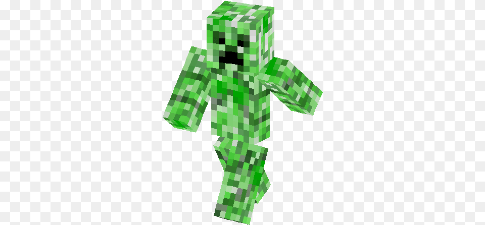 Creeper Skin Clip Transparent Library Minecraft Creeper Skin, Green, Person, Accessories, Gemstone Png
