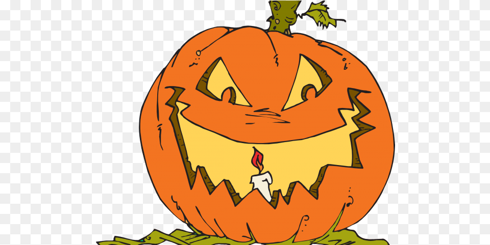 Creepy Clipart Jack O Lantern Best Gift Grinning Pumpkin Dibujos De Halloween, Baby, Person, Festival, Produce Free Transparent Png