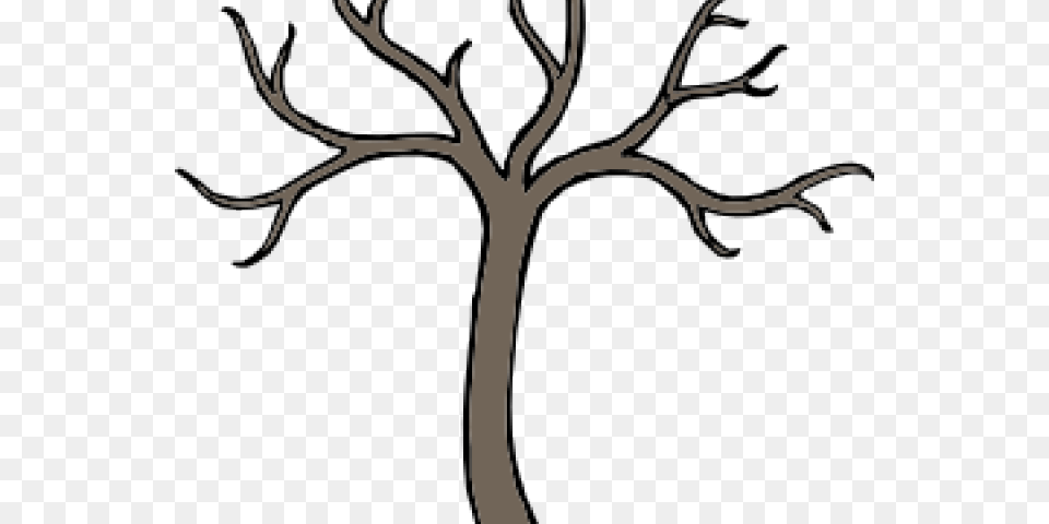 Creepy Clipart Wed, Plant, Tree, Antler, Person Png Image