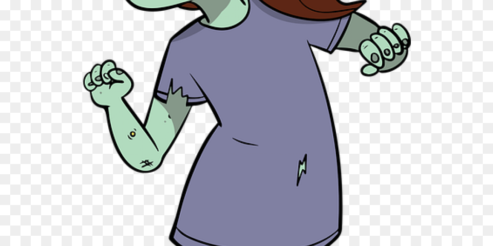 Creepy Clipart Zombie Cartoon, Body Part, Clothing, Hand, Long Sleeve Png