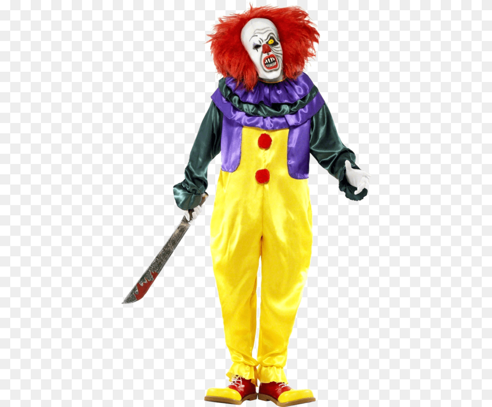 Creepy Clown Costume Killer Clowns, Female, Girl, Person, Child Png Image