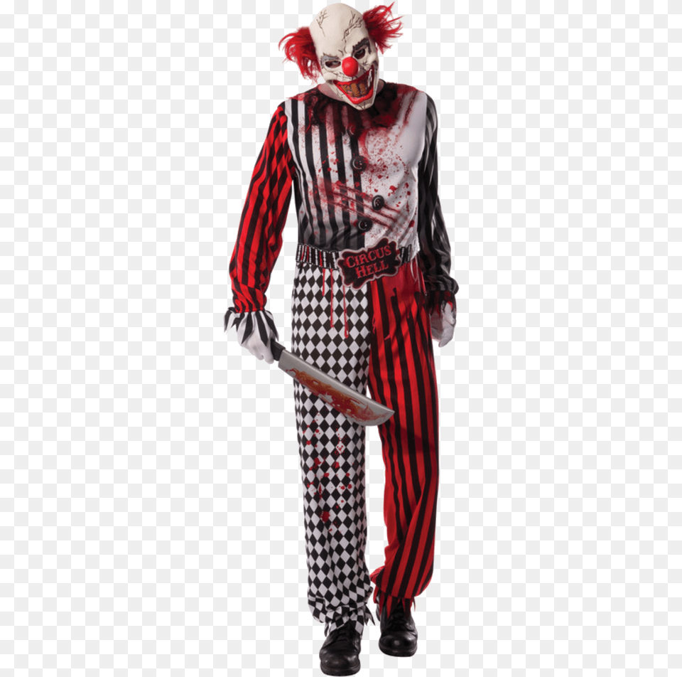 Creepy Clown Killer Clown, Person, Clothing, Costume, Adult Free Png