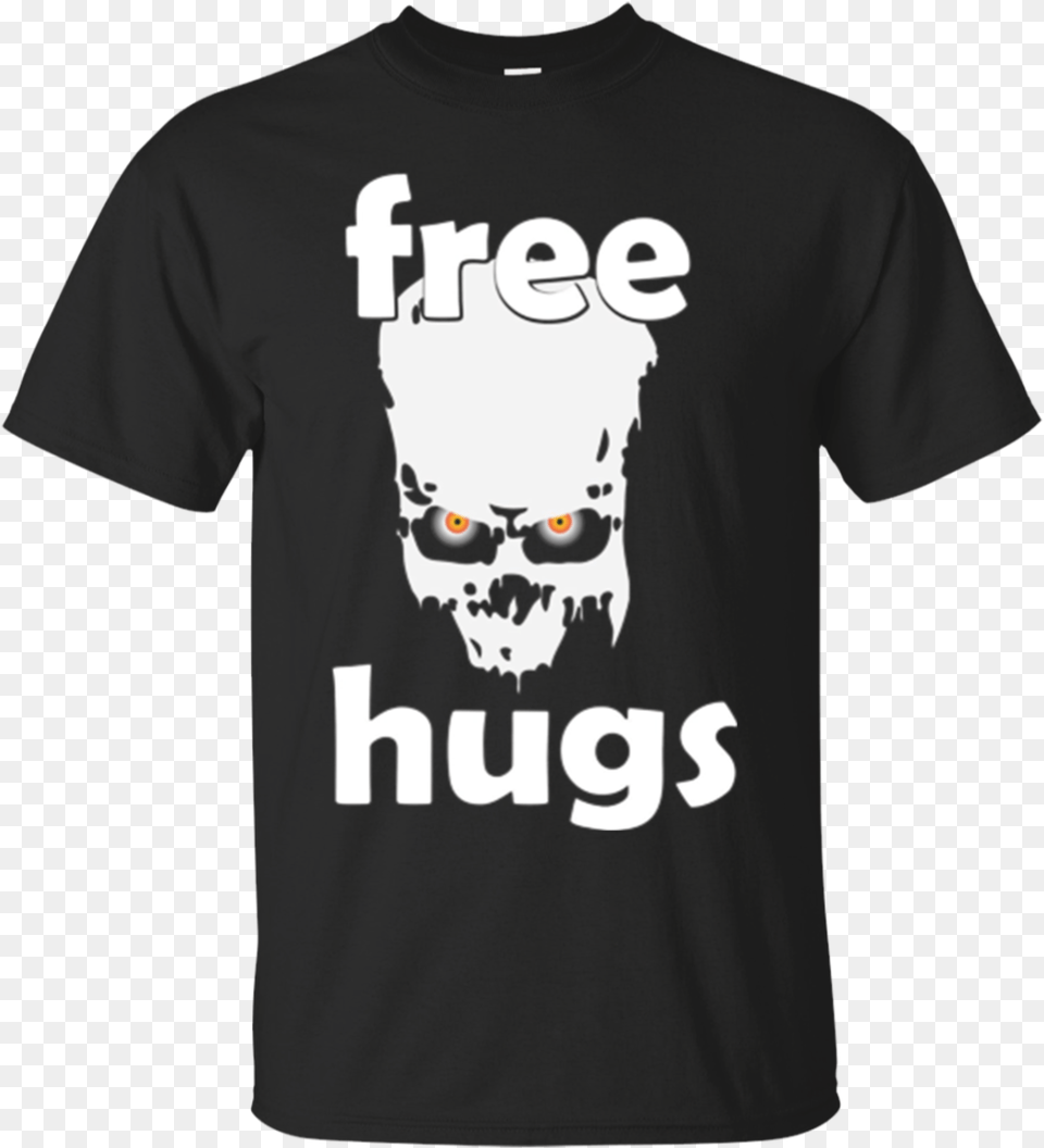 Creepy Clown Skull Face Hugs Shirt Motorcycle Ride T Shirt, Clothing, T-shirt, Head, Person Free Png
