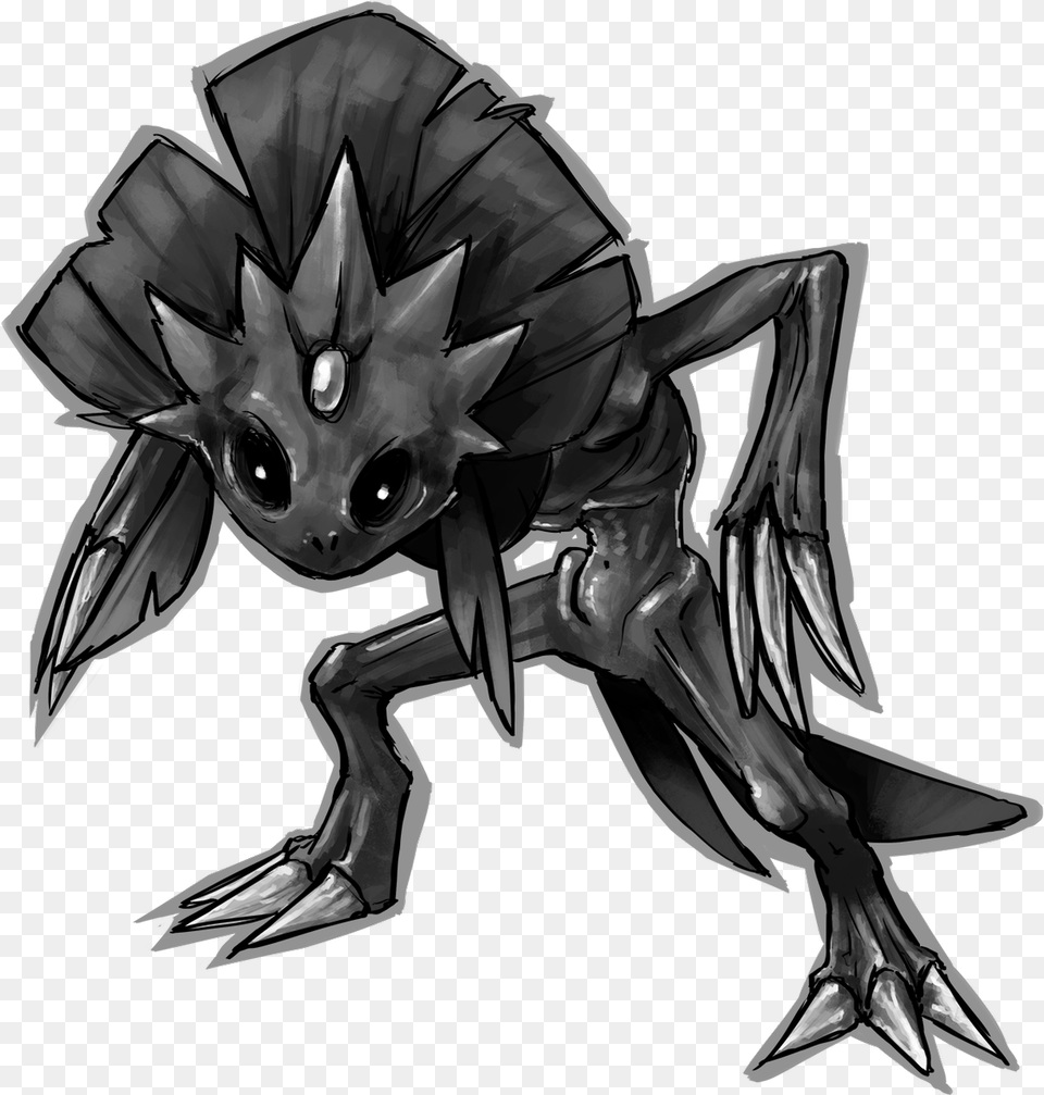Creepy Collection Of Pokemon Drawing Creepy Pokemon Monster Creepy, Art, Accessories, Person, Sculpture Png Image