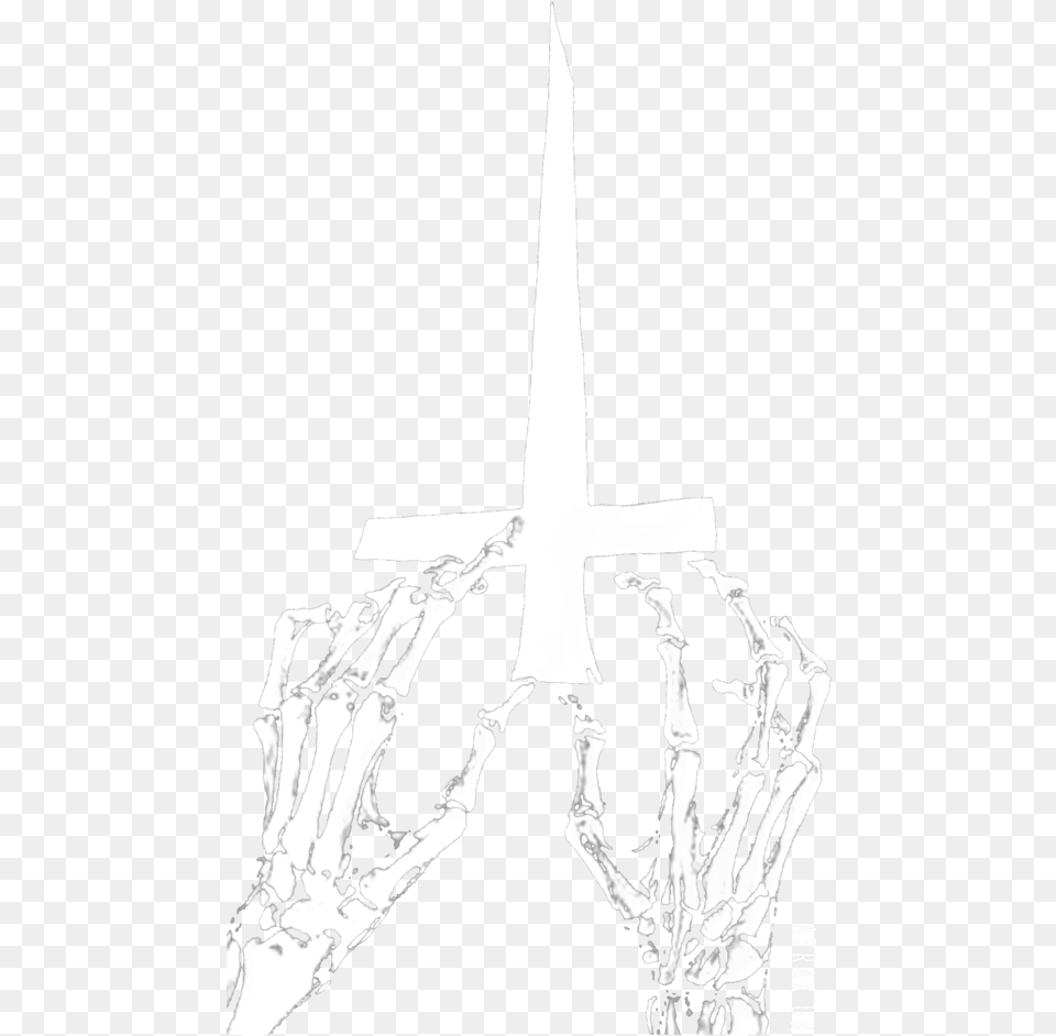 Creepy Cross Sketch, Person, Adult, Bride, Female Png