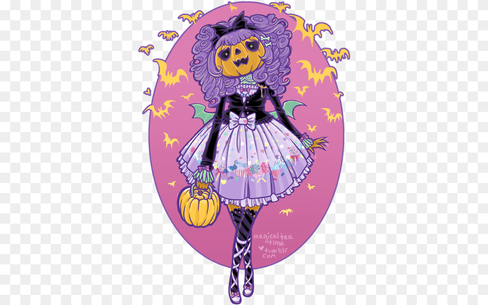 Creepy Cute Halloween Art, Purple, Graphics, Book, Comics Free Png