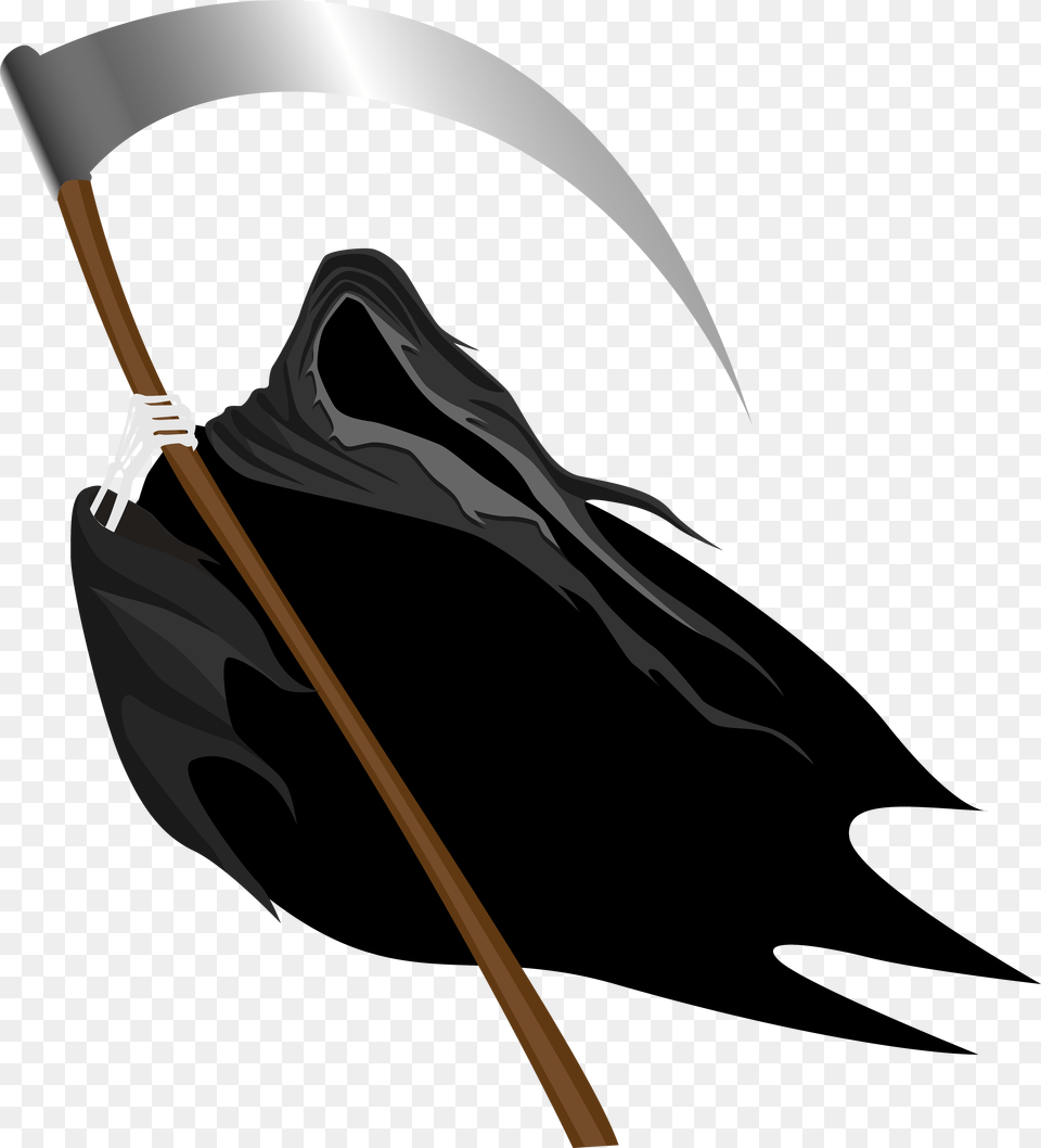 Creepy Grim Reaper Clipart Image Scary Grim Reaper Clipart, Weapon, Animal, Fish, Sea Life Free Png