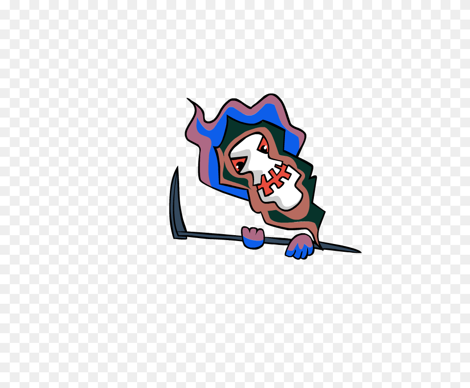 Creepy Grim Reaper Holding A Scythe, Baby, Person, Cartoon Free Png