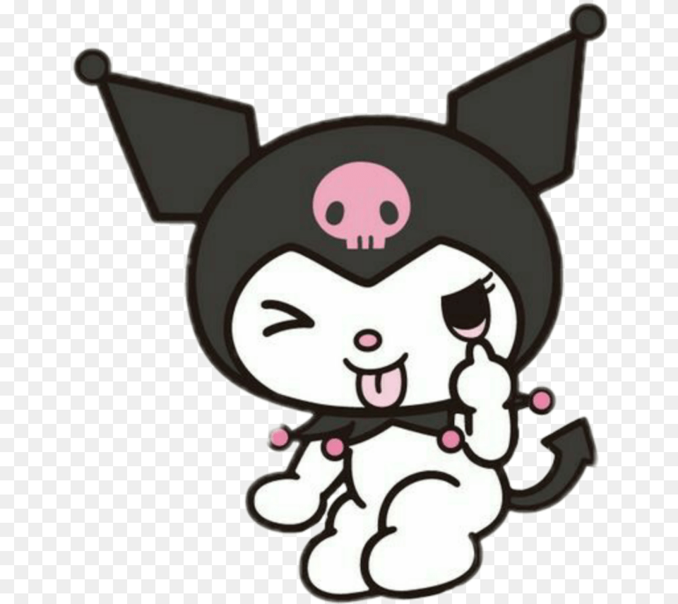 Creepy Hellokitty Tumblr Aestetic My Melody Kuromi, Sticker, People, Person, Face Png