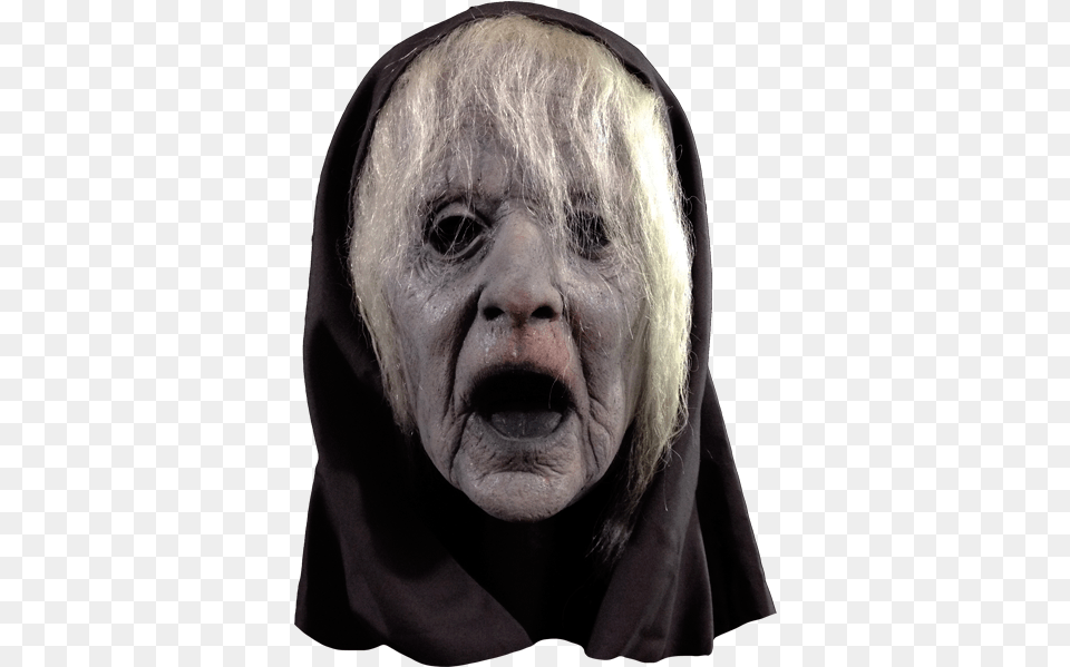 Creepy Old Lady Mask, Adult, Face, Female, Head Free Transparent Png