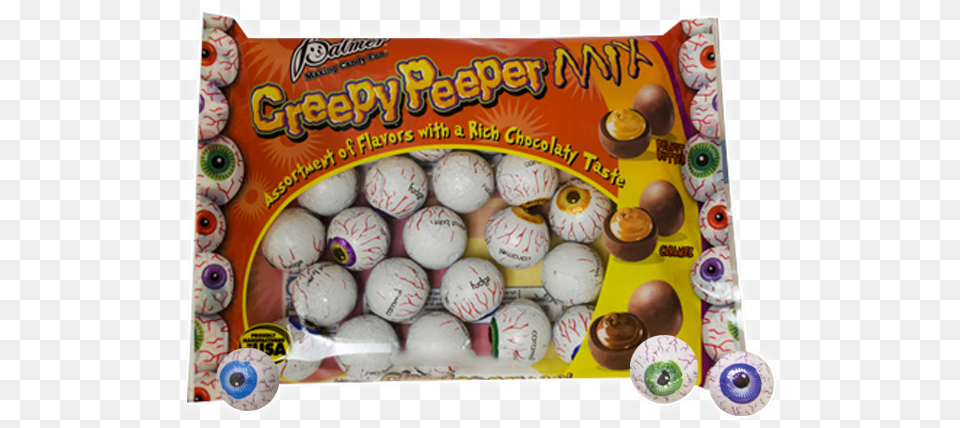 Creepy Peepers Chocolate Eyeballs Mix Food, Sweets, Candy Free Transparent Png